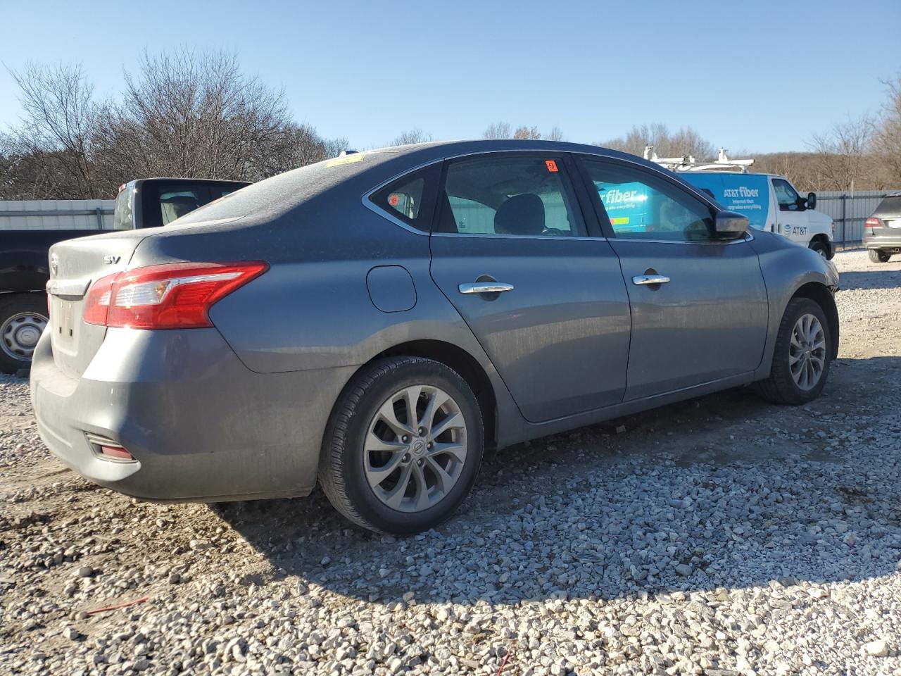 2019 Nissan Sentra VIN 3N1AB7AP2KY447847 Copart auction photo, front end / side damage thumbnail 3