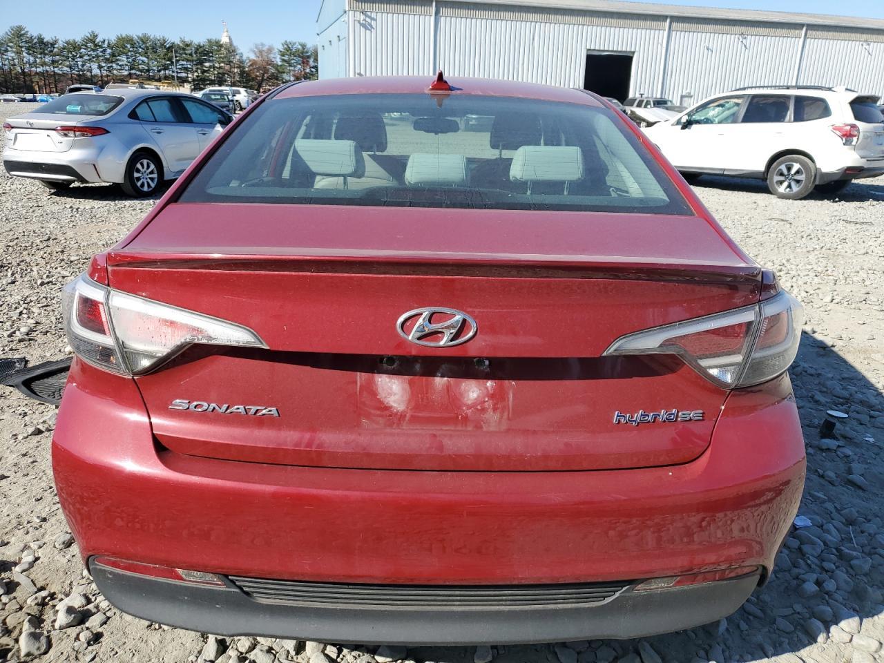 2016 Hyundai Sonata VIN KMHE24L15GA016576 Copart auction photo, front end damage thumbnail 6