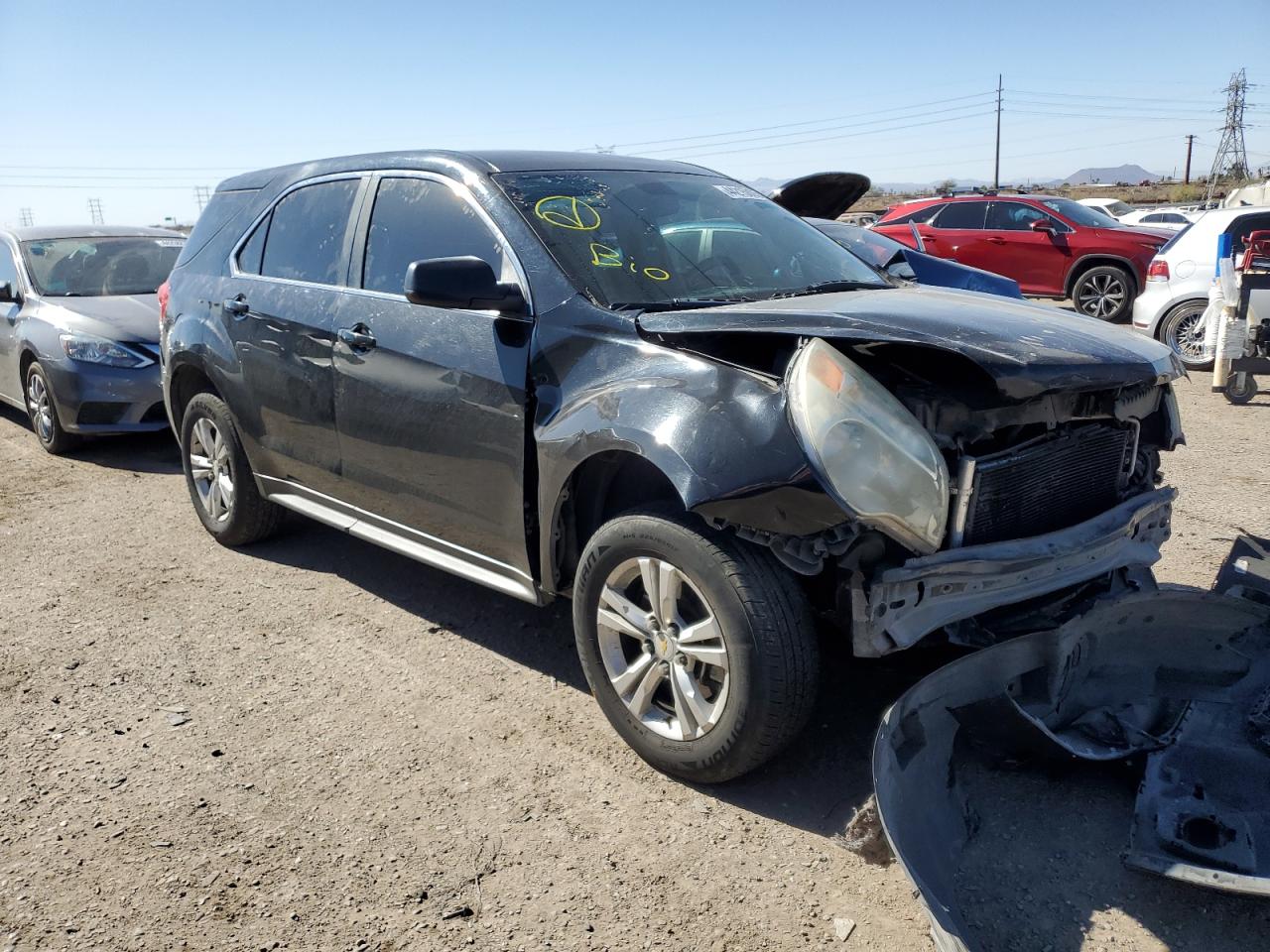 2011 Chevrolet Equinox VIN 2GNALBEC6B1161753 Copart auction photo, front end damage thumbnail 4