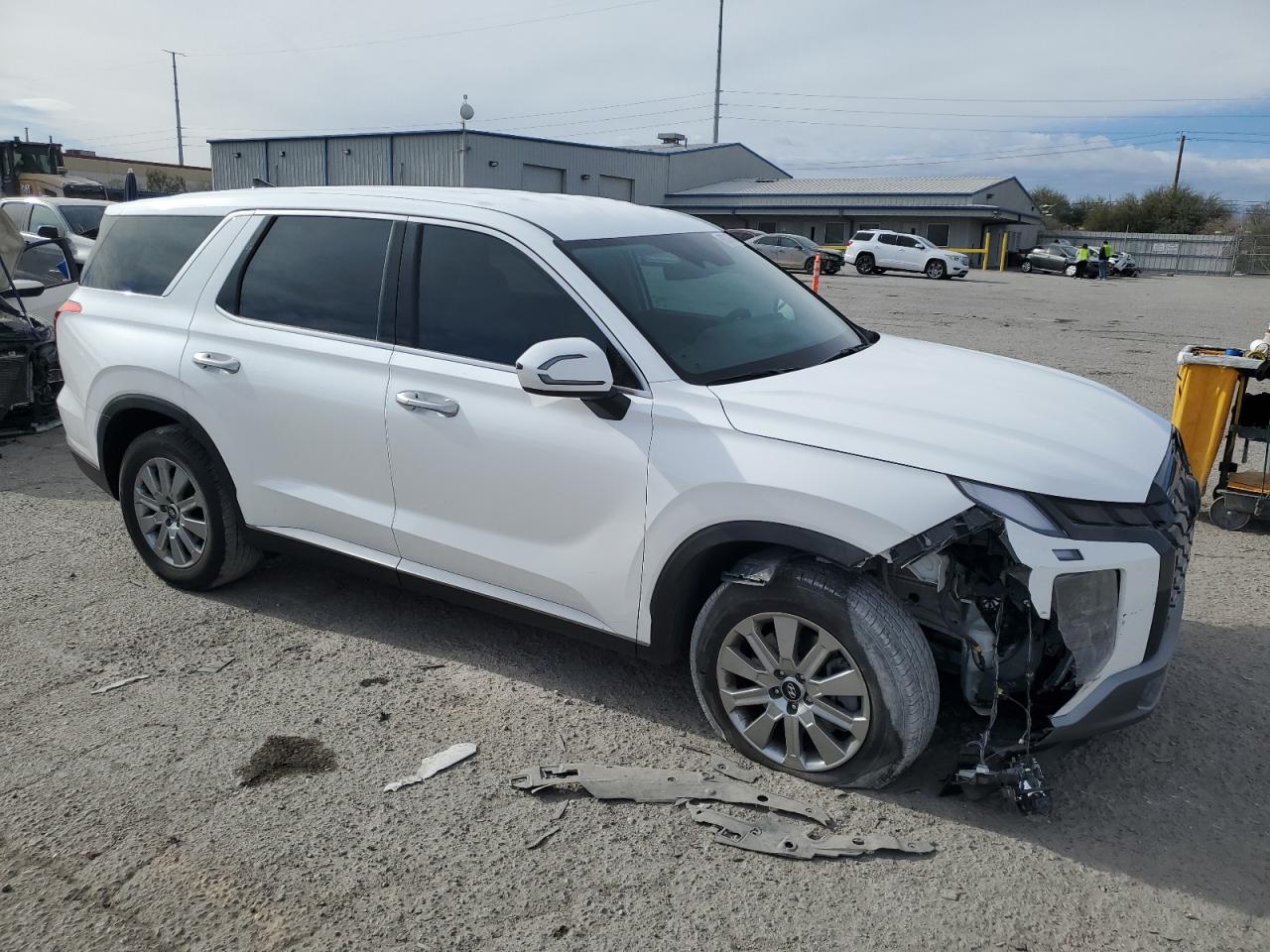 2023 Hyundai Palisade VIN KM8R14GE3PU559537 Copart auction photo, front end damage thumbnail 4