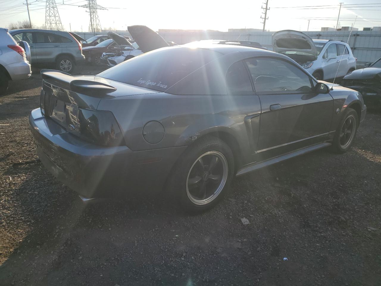 2004 Ford Mustang VIN 1FAFP40684F199213 Copart auction photo, side / minor dent/scratches damage thumbnail 3
