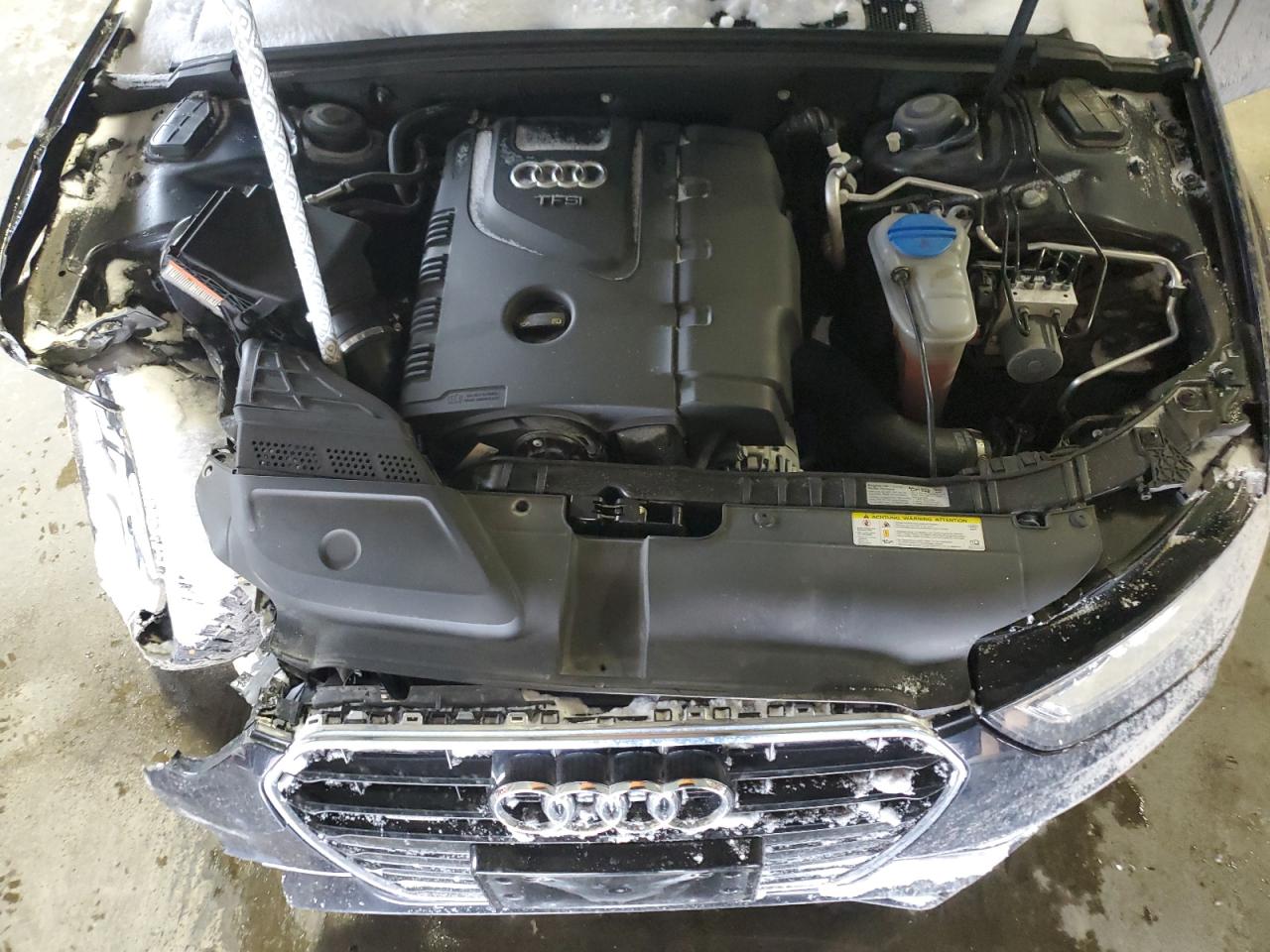 2014 Audi A4 VIN WAUFFAFL7EN011536 Copart auction photo, front end / side damage thumbnail 11