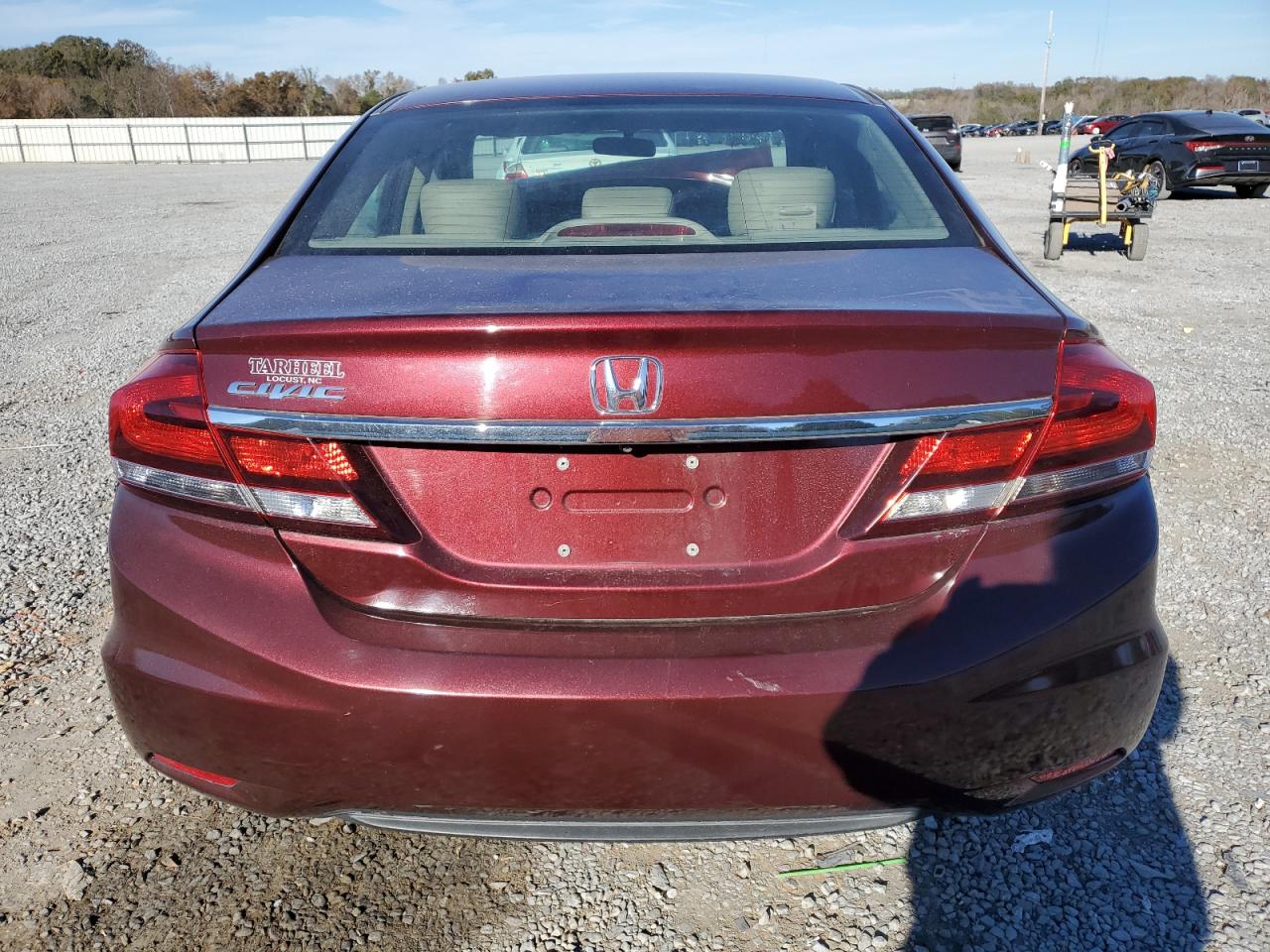 2015 Honda Civic VIN 19XFB2F96FE007007 Copart auction photo, front end / mechanical damage thumbnail 6