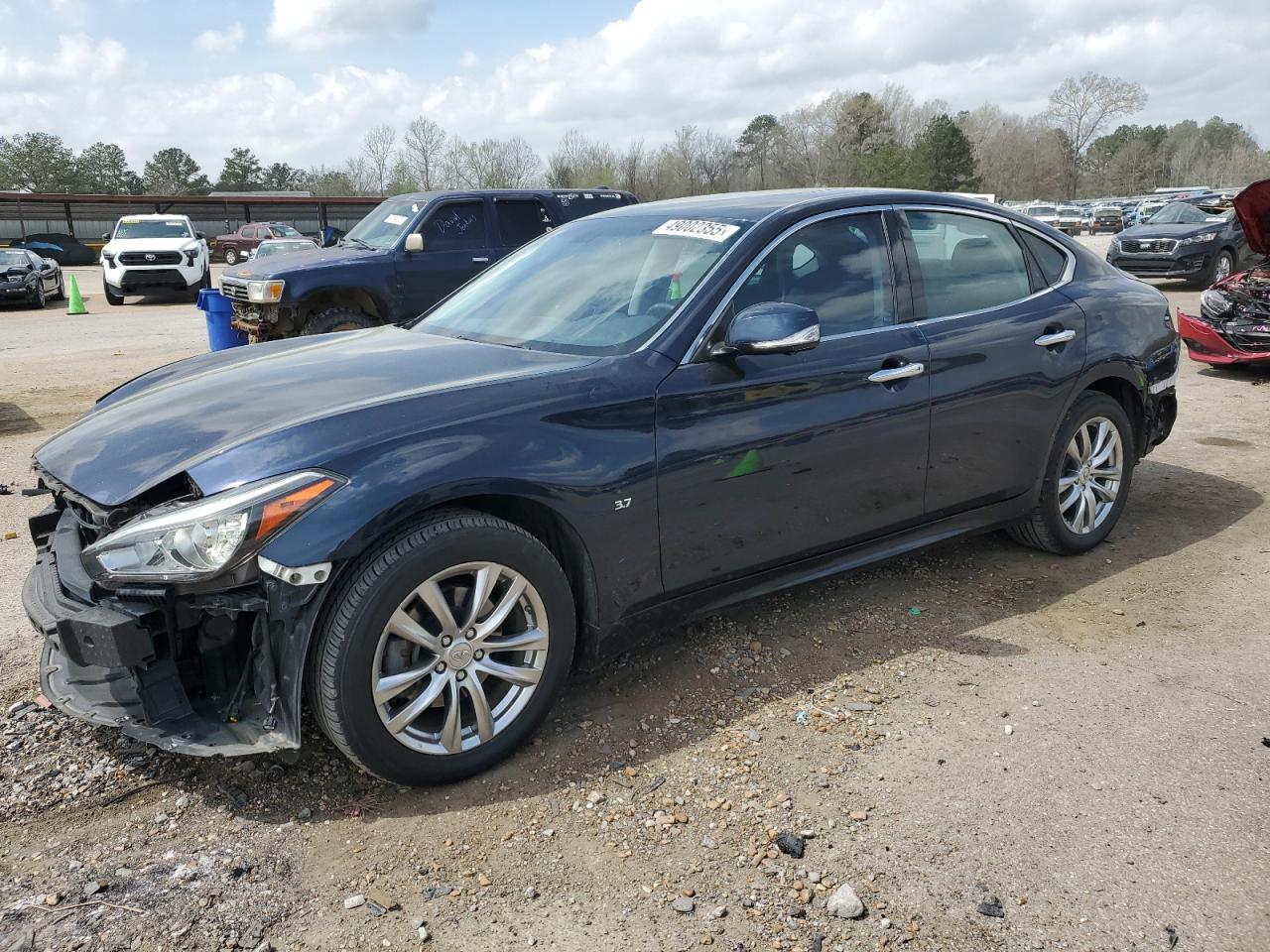 2019 Infiniti Q70 VIN JN1BY1AR3KM585742 - Copart auction photo