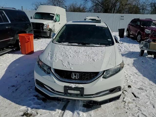 2015 Honda Civic VIN 19XFB2F83FE298458 Copart auction photo, undercarriage damage thumbnail 10