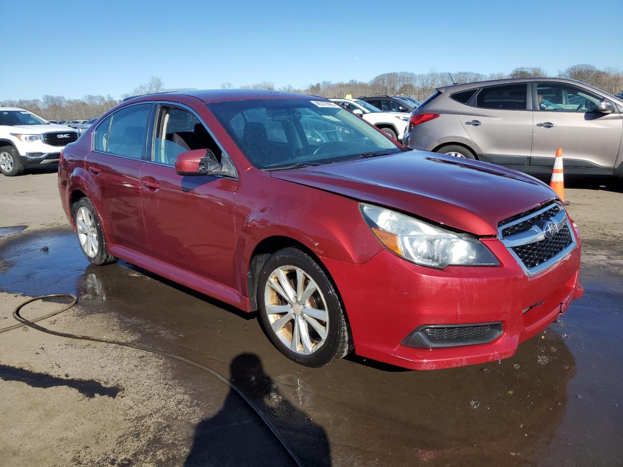 2014 Subaru Legacy VIN 4S3BMBC65E3036331 Copart auction photo, side damage thumbnail 4
