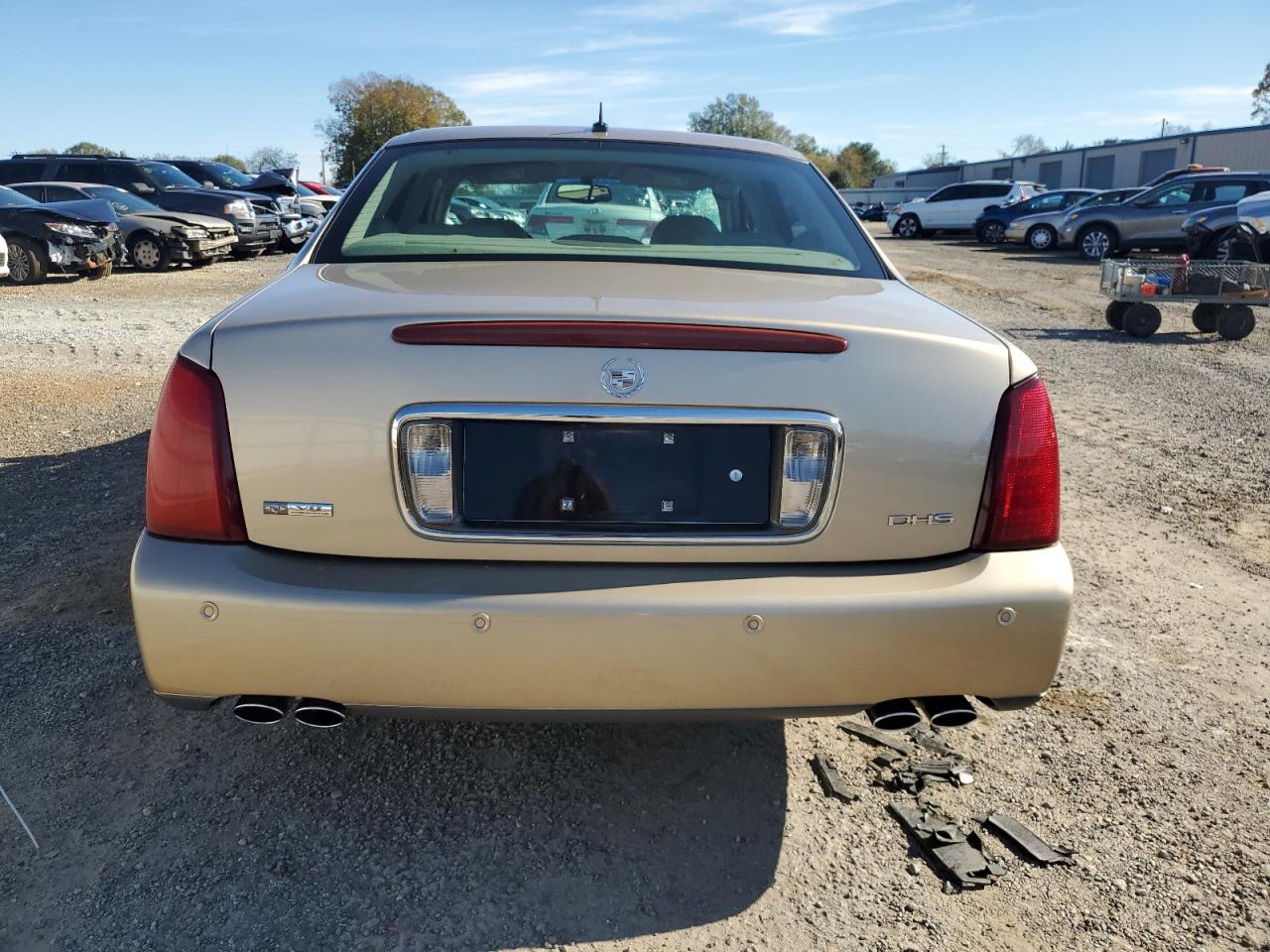2005 Cadillac De Ville VIN 1G6KE57Y45U121085 Copart auction photo, side damage thumbnail 6
