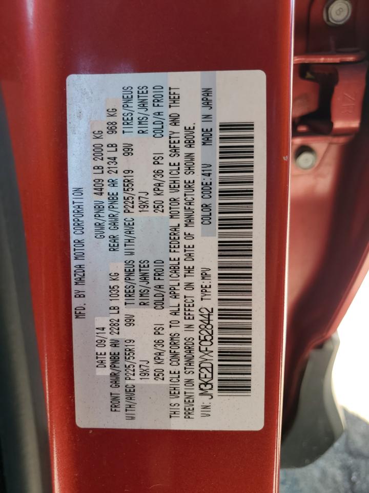 2015 Mazda CX-5 VIN JM3KE2DYXF0528442 Copart auction photo, all over / minor dent/scratches damage thumbnail 13
