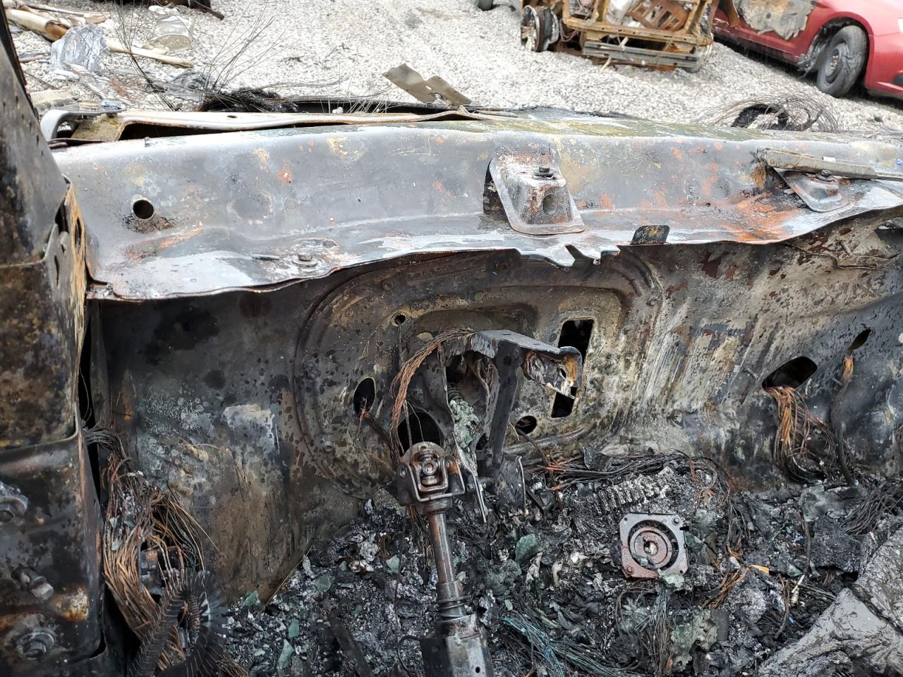 2011 Chevrolet Traverse VIN 1GNKRJED8BJ209071 Copart auction photo, burn damage thumbnail 9