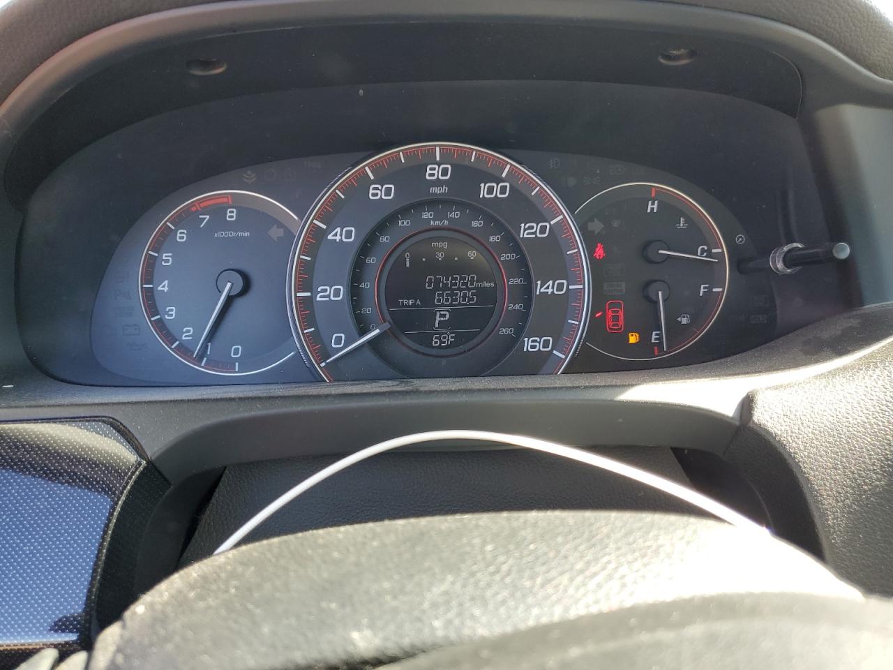 2014 Honda Accord VIN 1HGCR2F57EA167346 Copart auction photo, side damage thumbnail 9