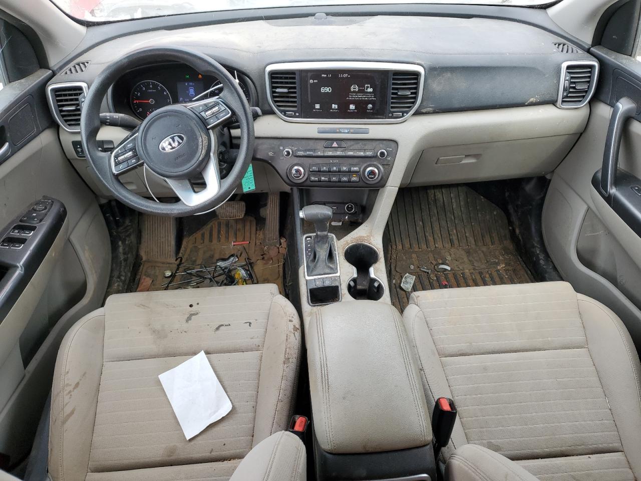 2020 KIA Sportage VIN KNDPM3AC0L7663772 Copart auction photo, biohazard/chemical damage thumbnail 8