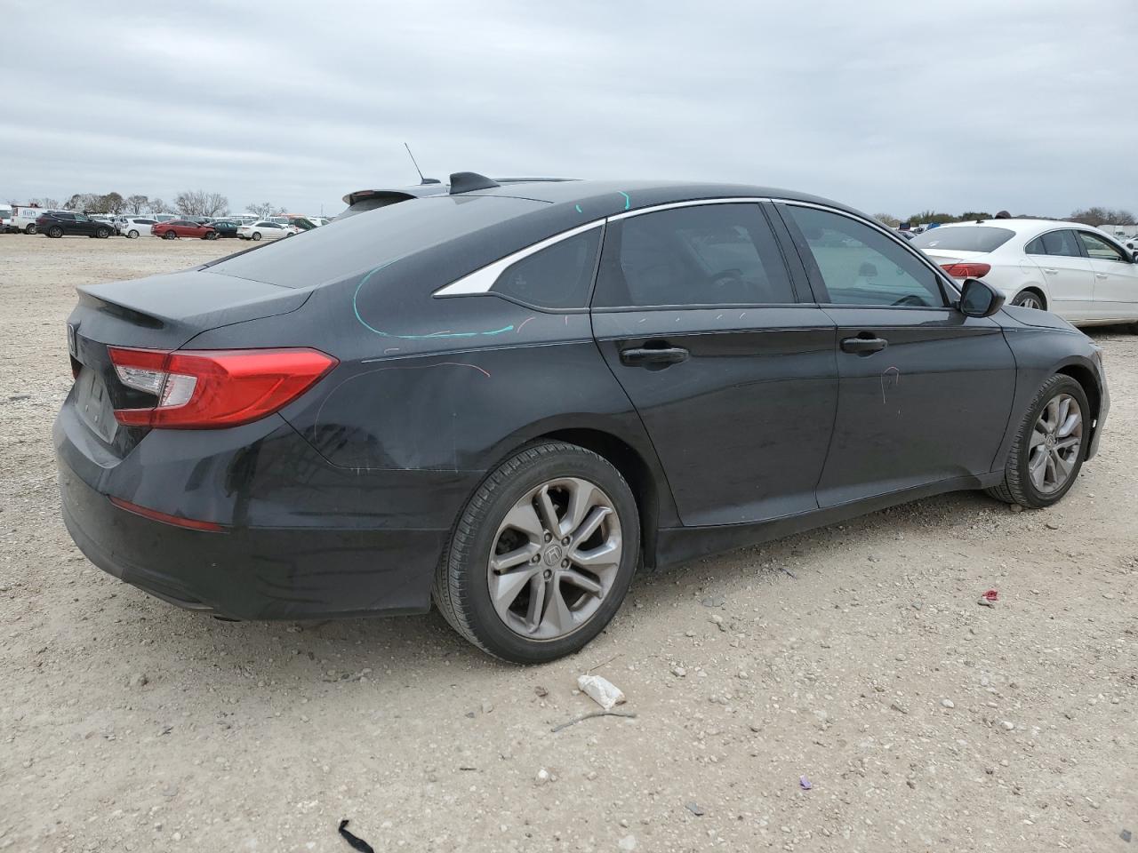2018 Honda Accord VIN 1HGCV1F13JA199286 Copart auction photo, rear end / minor dent/scratches damage thumbnail 3