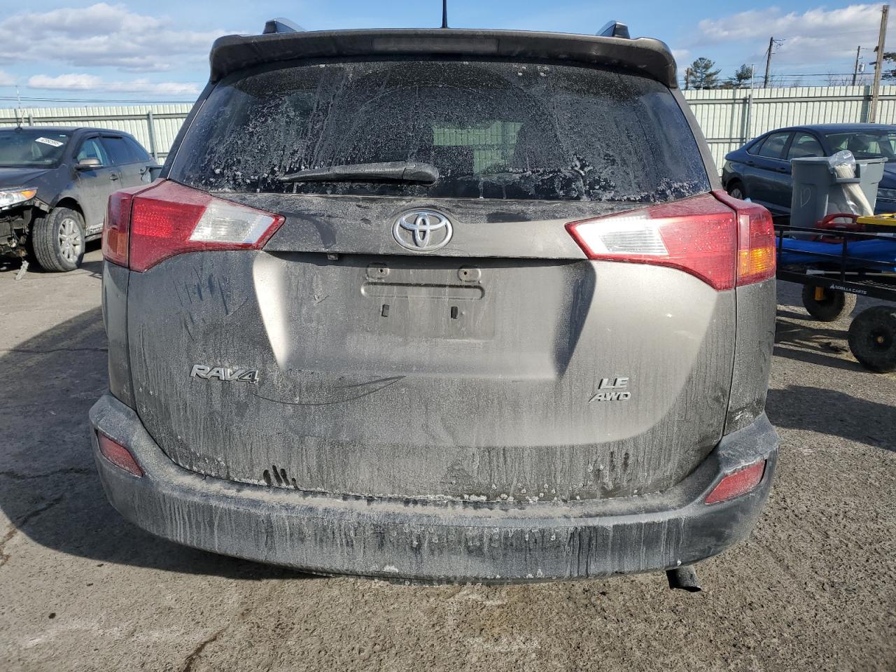 2014 Toyota RAV 4 VIN JTMBFREV2ED085973 Copart auction photo, front end damage thumbnail 6