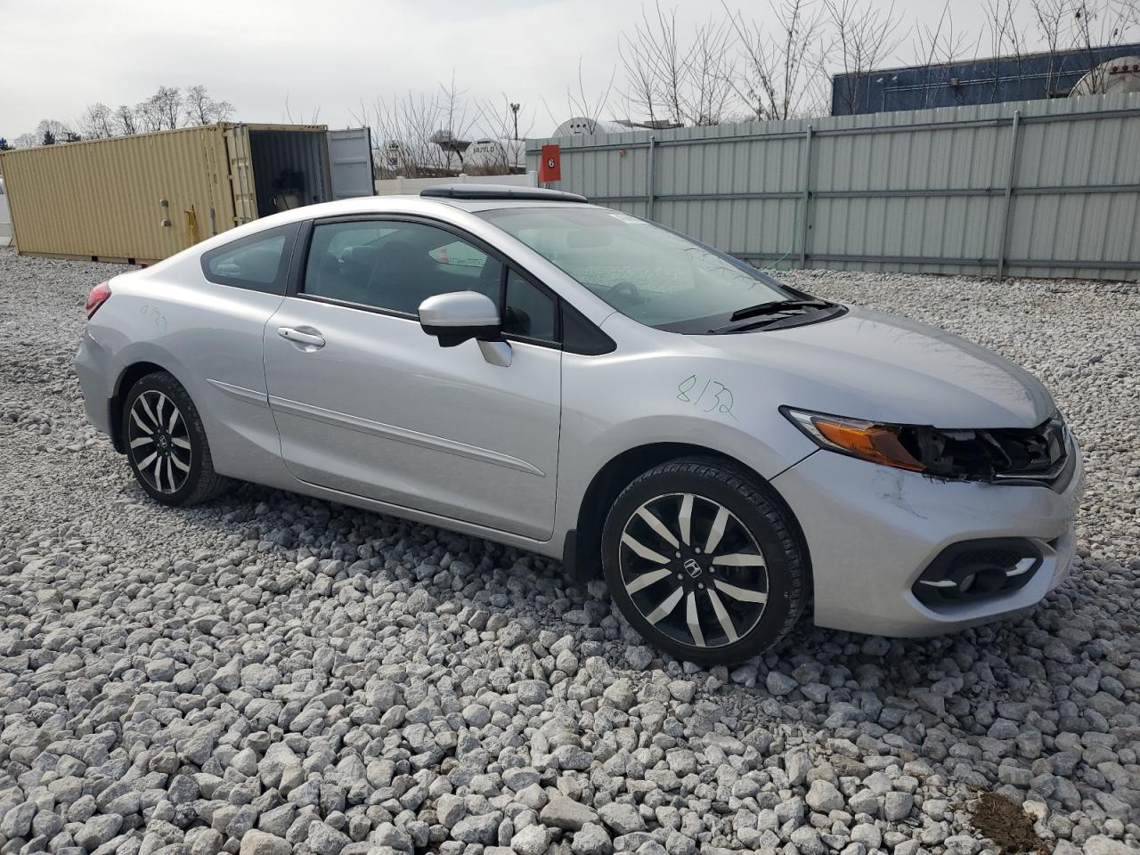 2014 Honda Civic VIN 2HGFG3B03EH503322 Copart auction photo, front end damage thumbnail 4