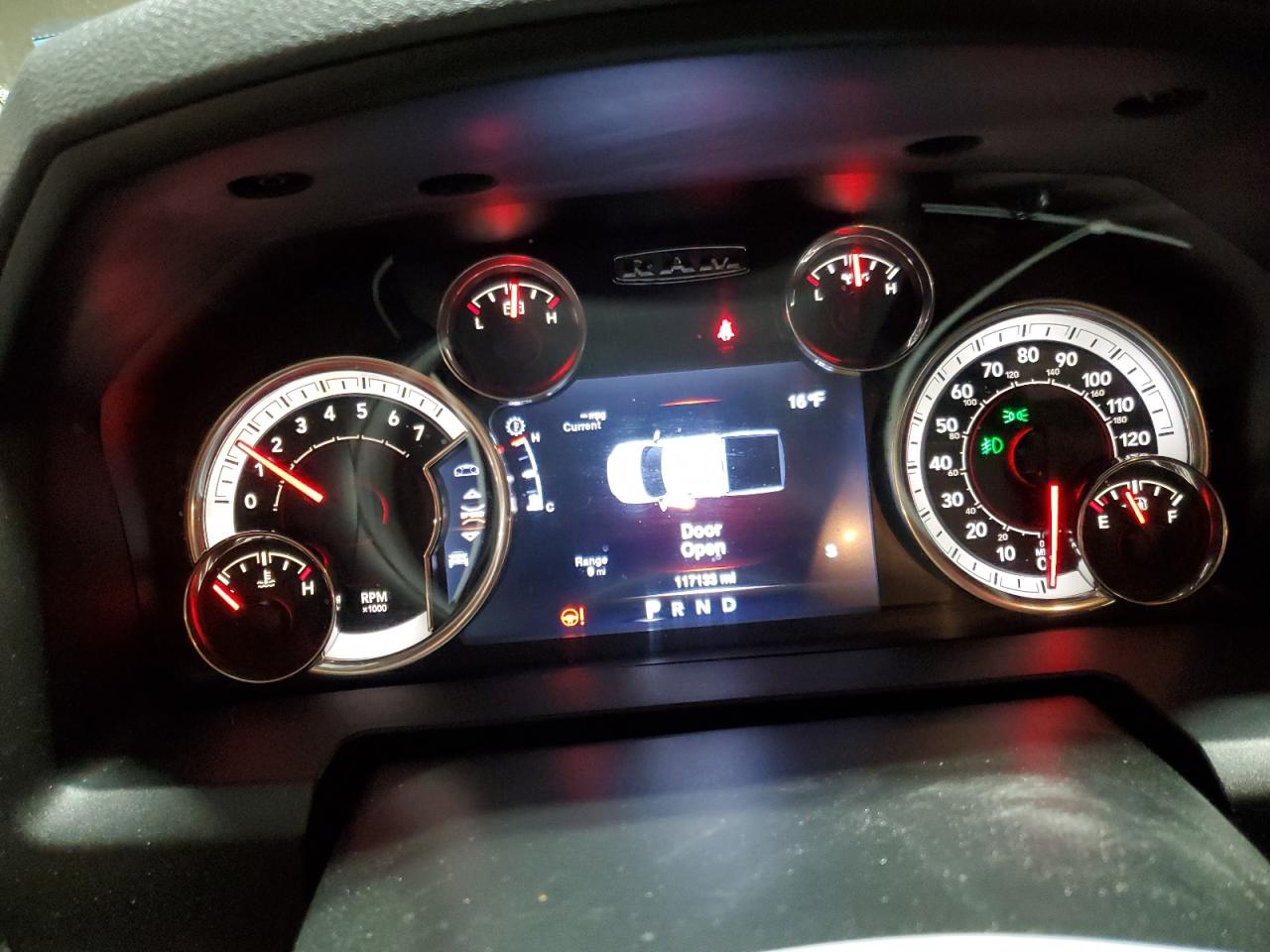 2016 RAM 1500 VIN 1C6RR7LT0GS288538 Copart auction photo, rear end damage thumbnail 9