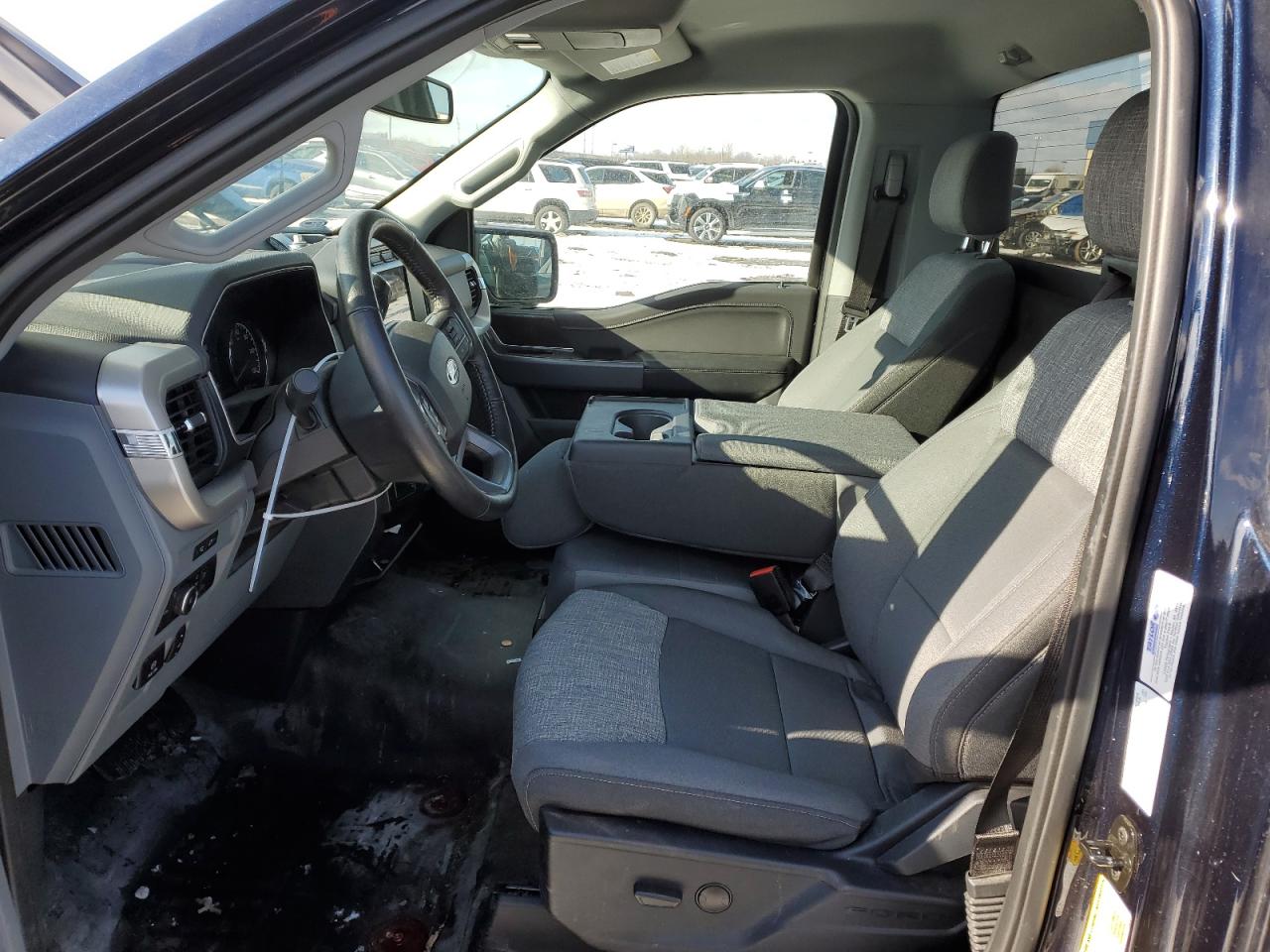 2022 Ford F-150 VIN 1FTMF1E56NKD65983 Copart auction photo, burn / side damage thumbnail 7