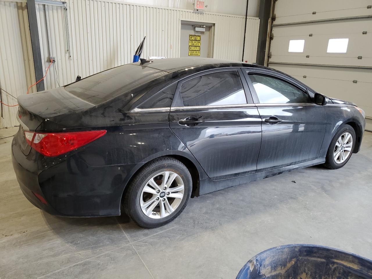 2014 Hyundai Sonata VIN 5NPEB4AC6EH933282 Copart auction photo, front end damage thumbnail 3