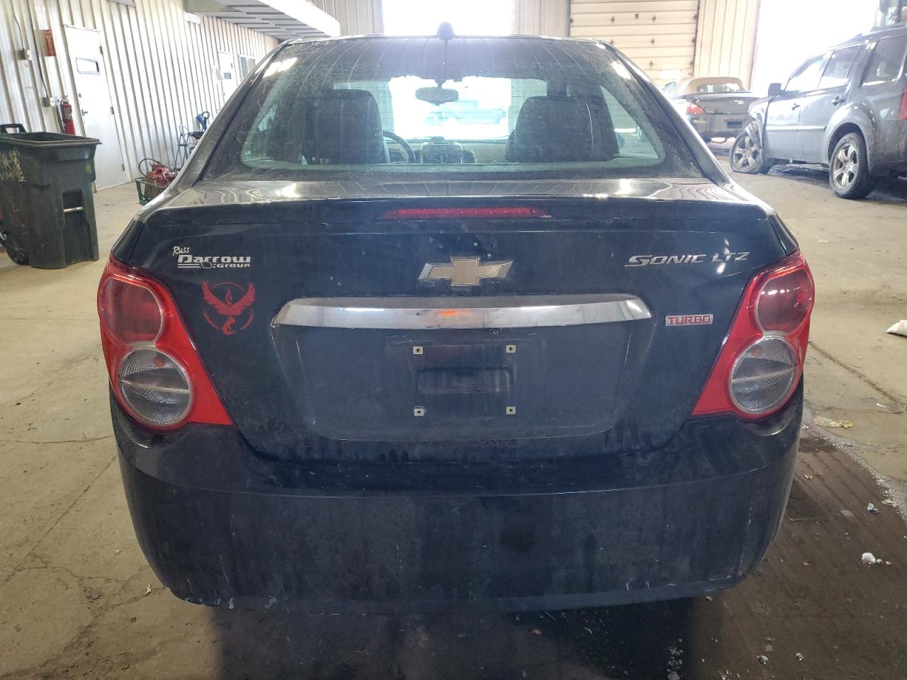 2015 Chevrolet Sonic VIN 1G1JE5SB8F4106482 Copart auction photo, front end / rear end damage thumbnail 6