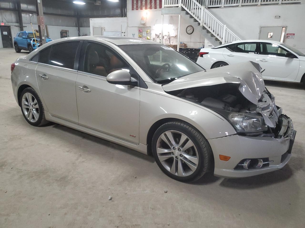 2013 Chevrolet Cruze VIN 1G1PG5SB7D7152546 Copart auction photo, front end / hail damage thumbnail 4