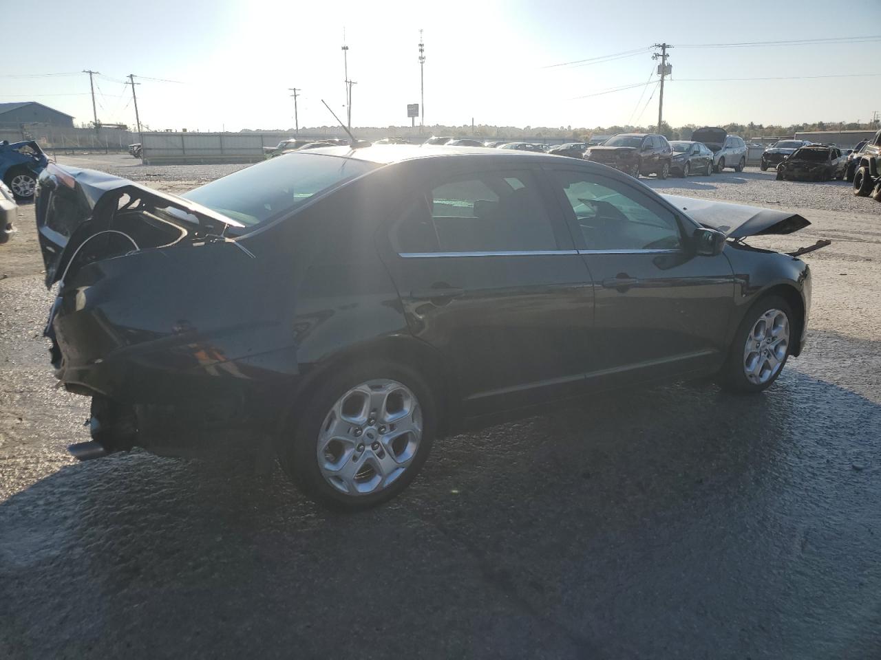 2010 Ford Fusion VIN 3FAHP0HG0AR196464 Copart auction photo, rear end / front end damage thumbnail 3