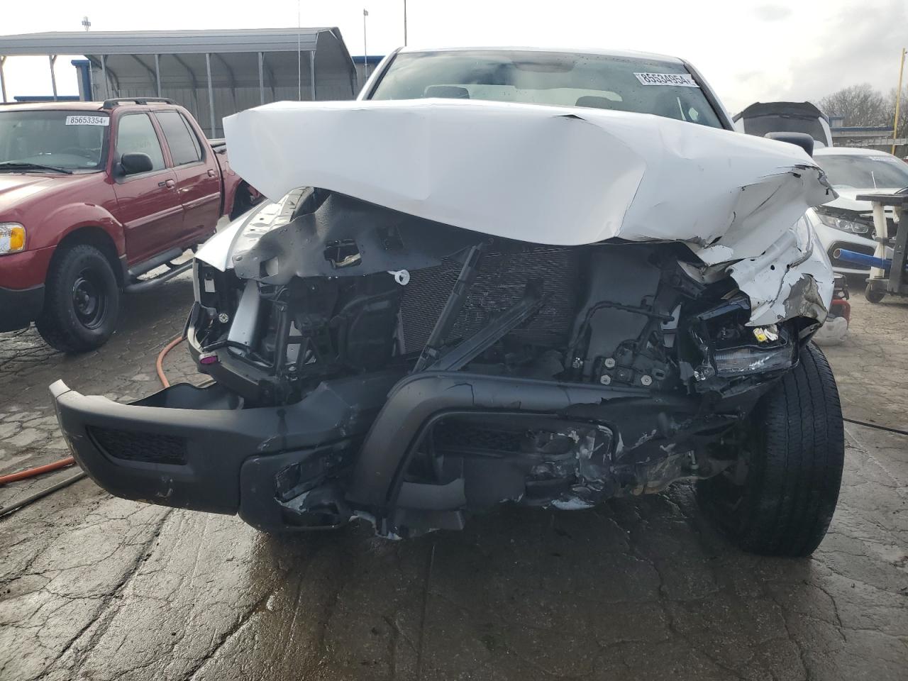 2021 RAM 1500 VIN 1C6RR7GG0MS502484 Copart auction photo, front end damage thumbnail 5