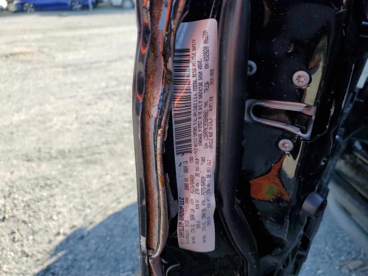 2013 RAM 1500 VIN 1C6RR7KT9DS649021 Copart auction photo, side / front end damage thumbnail 12