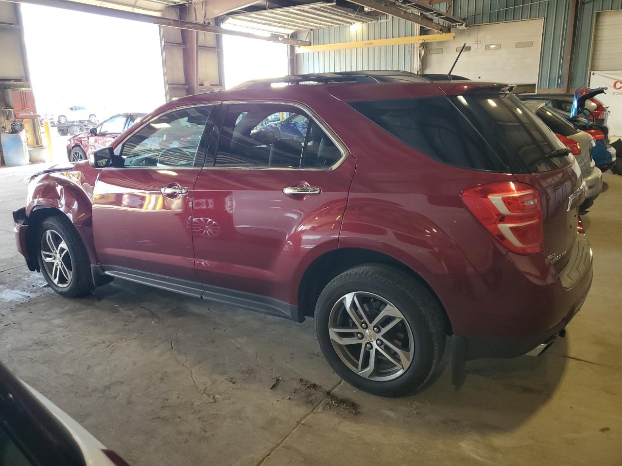 2017 Chevrolet Equinox VIN 2GNFLGE38H6207811 Copart auction photo, front end / minor dent/scratches damage thumbnail 2