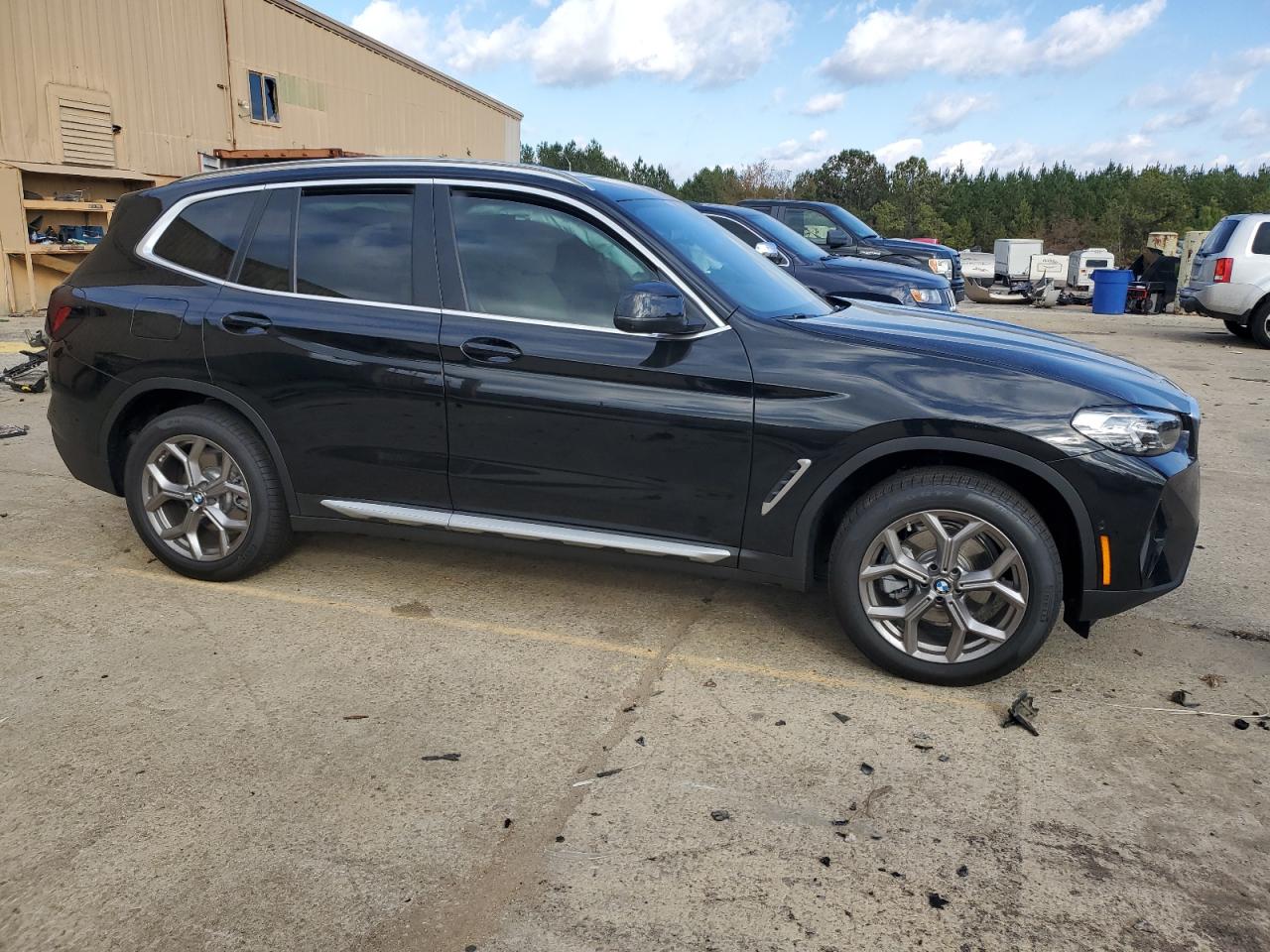 2024 BMW X3 VIN WBX57DP09RN315140 Copart auction photo, side damage thumbnail 4