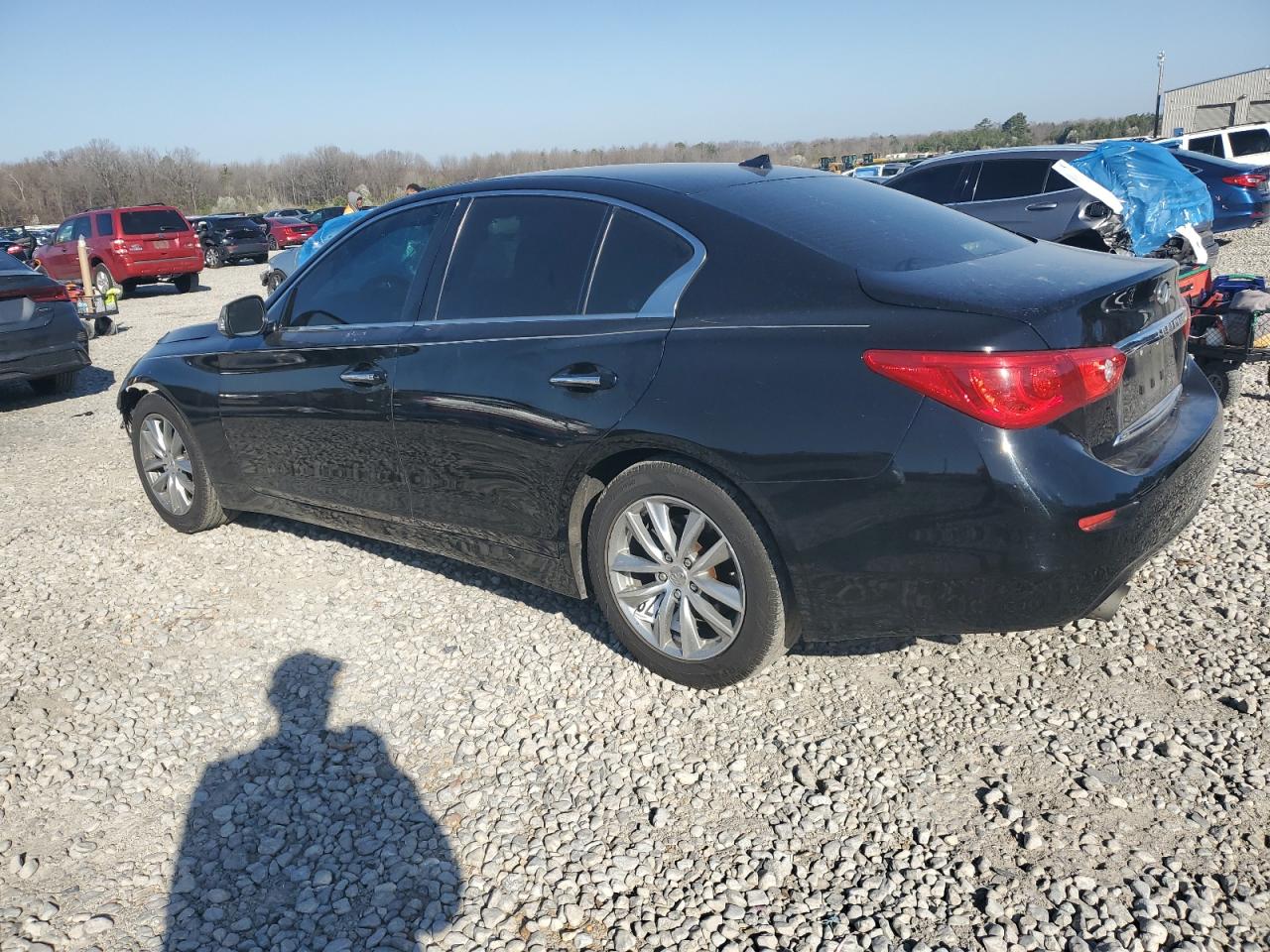 2016 Infiniti Q50 VIN JN1EV7AP0GM302647 Copart auction photo, front end damage thumbnail 2