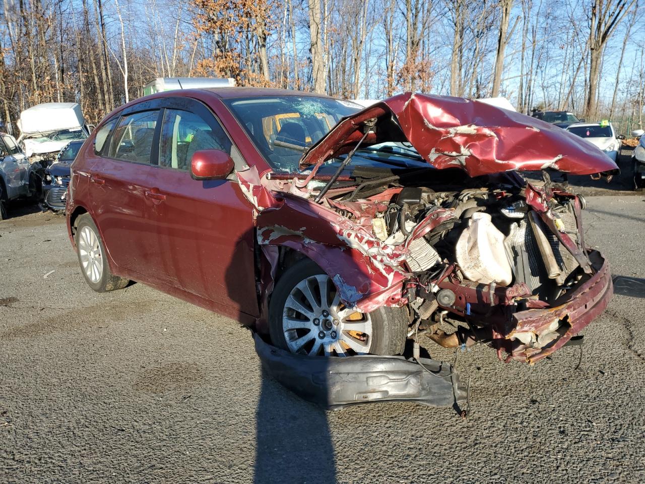 2011 Subaru Impreza VIN JF1GH6B6XBG807363 Copart auction photo, all over damage thumbnail 4