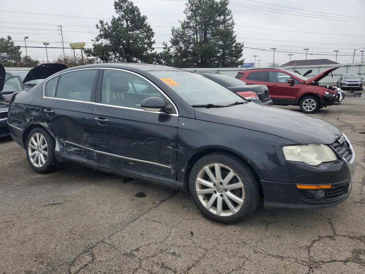 2010 Volkswagen Passat VIN WVWJK7AN4AP055707 Copart auction photo, all over / undercarriage damage thumbnail 4