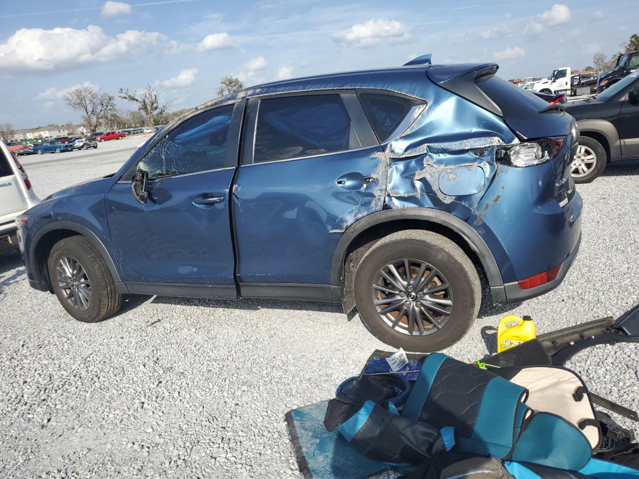 2018 Mazda CX-5 VIN JM3KFABM2J1387280 Copart auction photo, rollover damage thumbnail 2