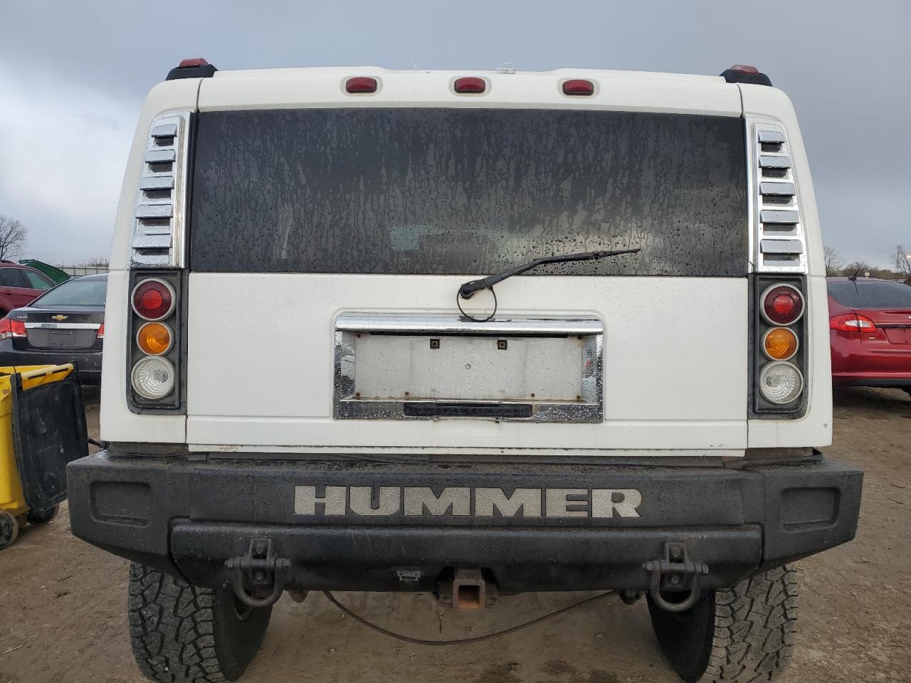2003 Hummer H2 VIN 5GRGN23U63H106158 Copart auction photo, front end damage thumbnail 6