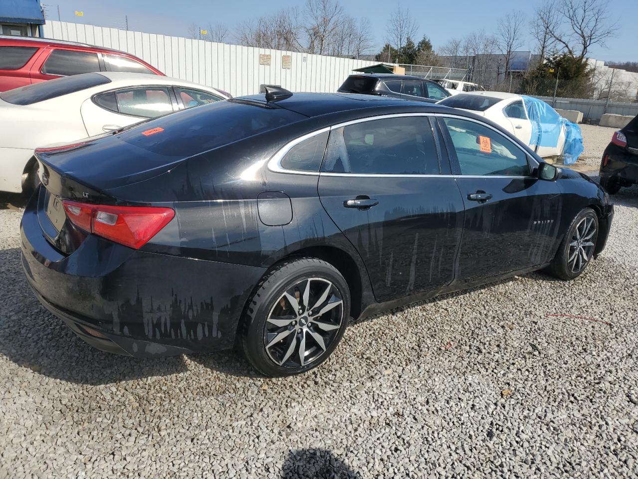 2017 Chevrolet Malibu VIN 1G1ZE5ST7HF266310 Copart auction photo, front end / rear end damage thumbnail 3