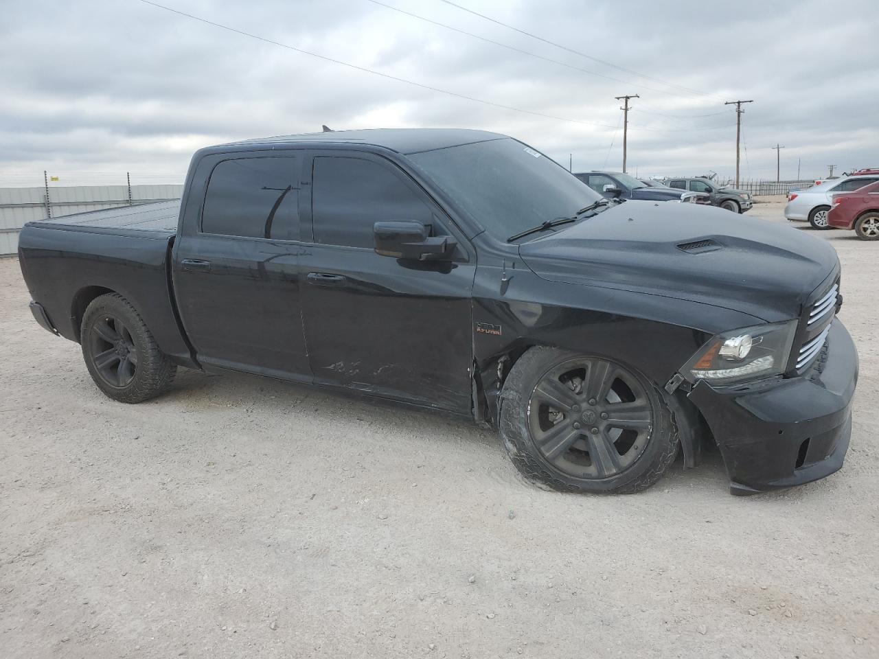 2015 RAM 1500 VIN 1C6RR6MTXFS566434 Copart auction photo, front end / undercarriage damage thumbnail 4