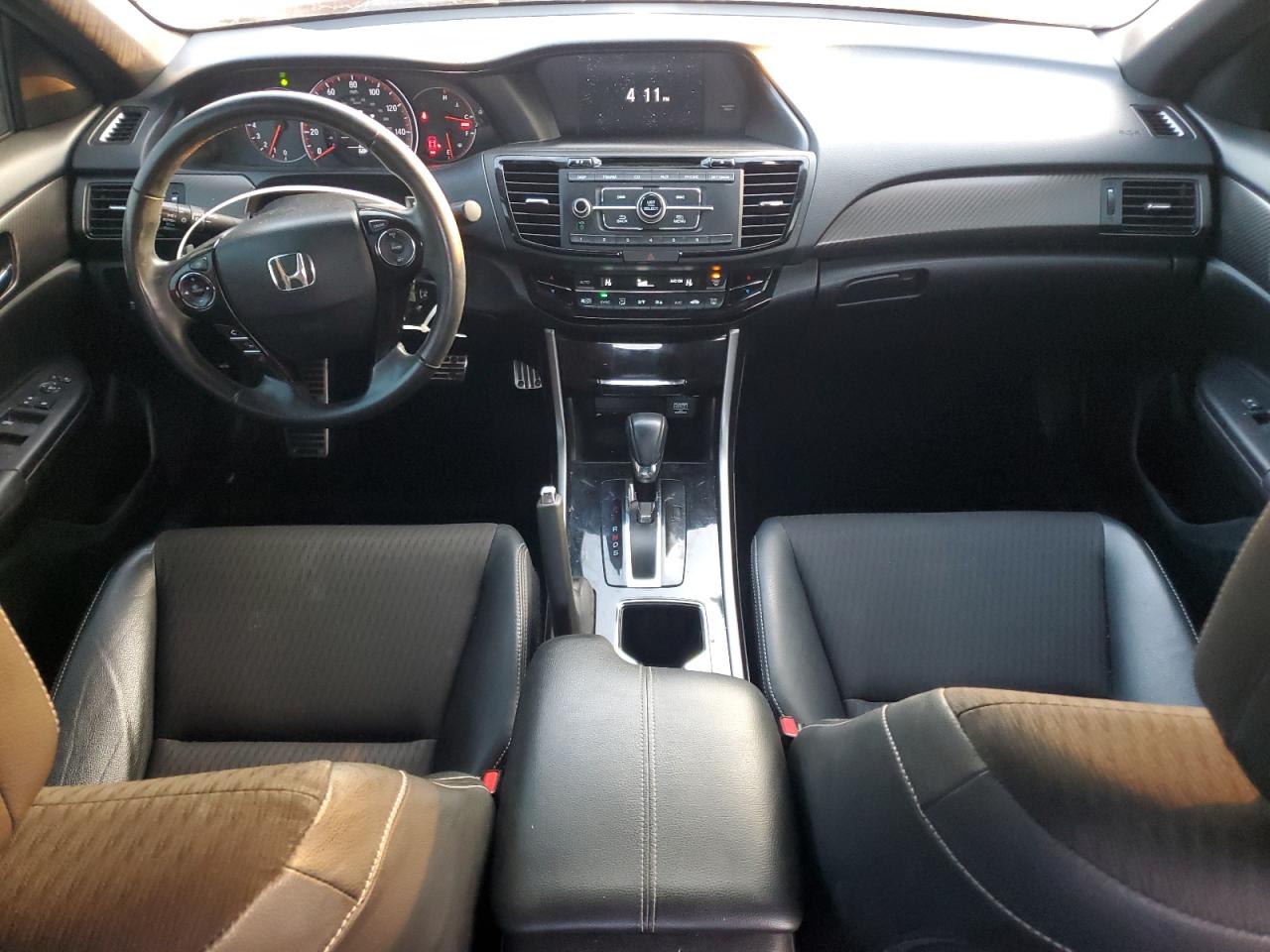 2017 Honda Accord VIN 1HGCR2F51HA242000 Copart auction photo, top/roof damage thumbnail 8