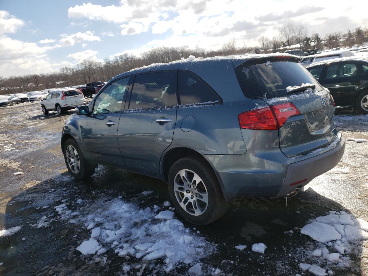 2008 Acura MDX VIN 2HNYD28218H547529 Copart auction photo, front end / side damage thumbnail 2