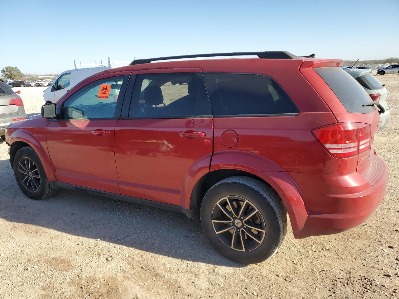 2018 Dodge Journey VIN 3C4PDCAB7JT241921 Copart auction photo, front end / side damage thumbnail 2