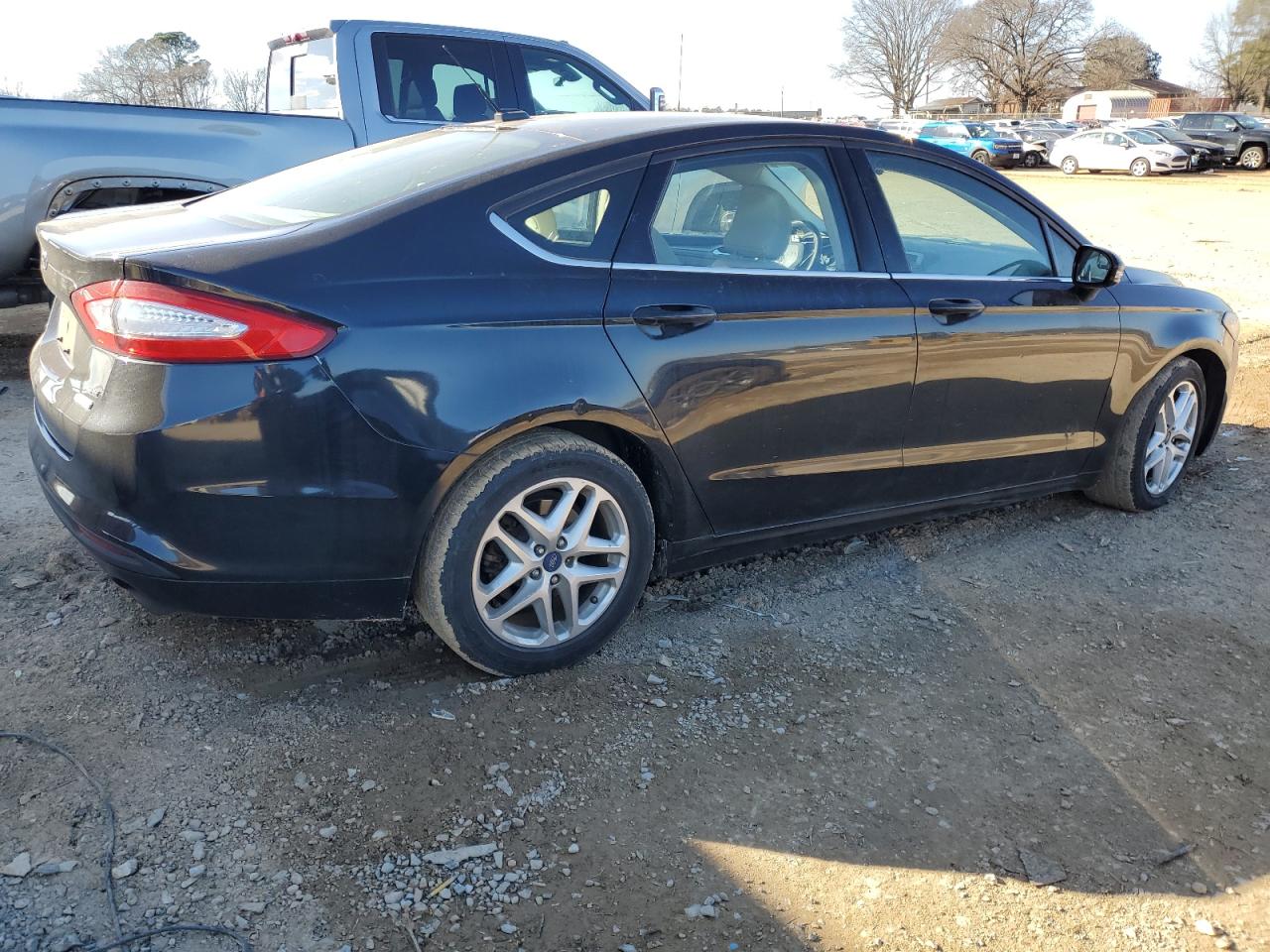 2015 Ford Fusion VIN 3FA6P0HD8FR215198 Copart auction photo, side damage thumbnail 3