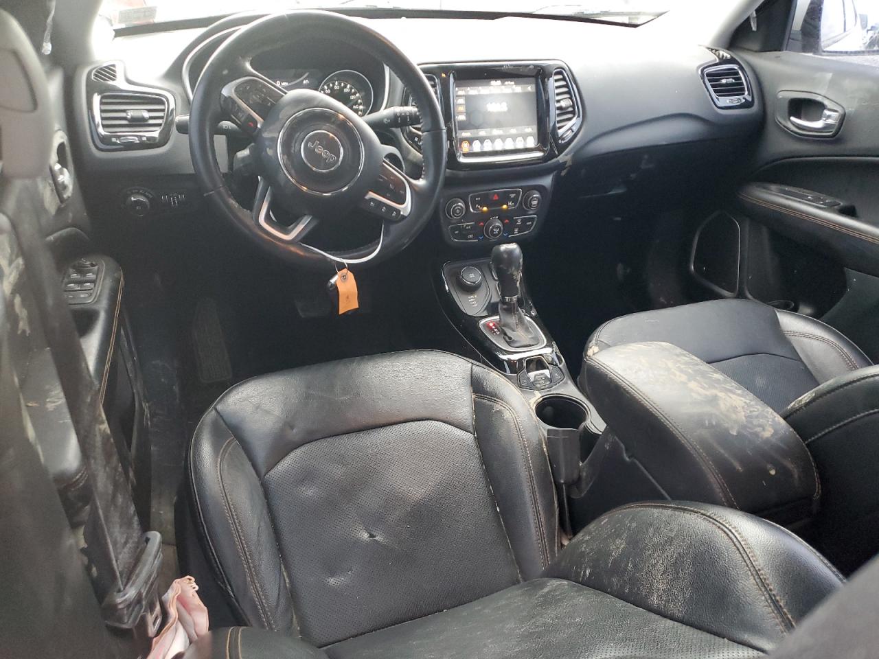 2021 Jeep Compass VIN 3C4NJDCB1MT502600 Copart auction photo, all over damage thumbnail 8