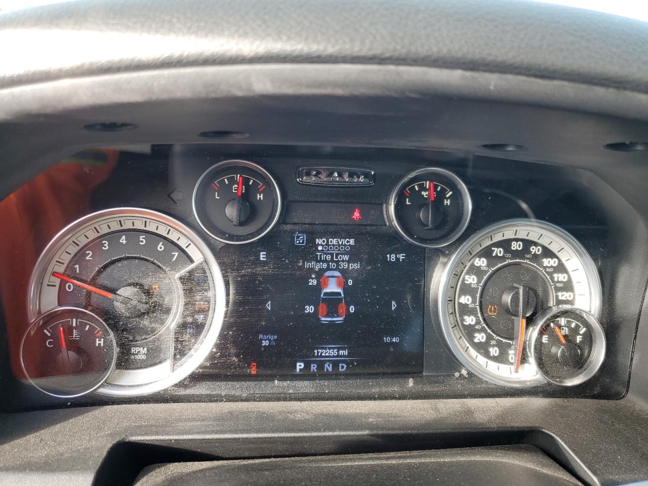 2016 RAM 1500 VIN 3C6RR6LT8GG289504 Copart auction photo, all over damage thumbnail 9