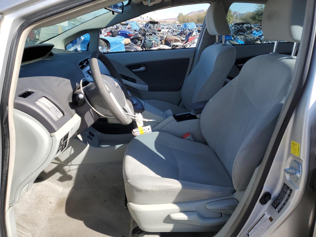 2011 Toyota Prius VIN JTDKN3DU4B0250756 Copart auction photo, side damage thumbnail 7