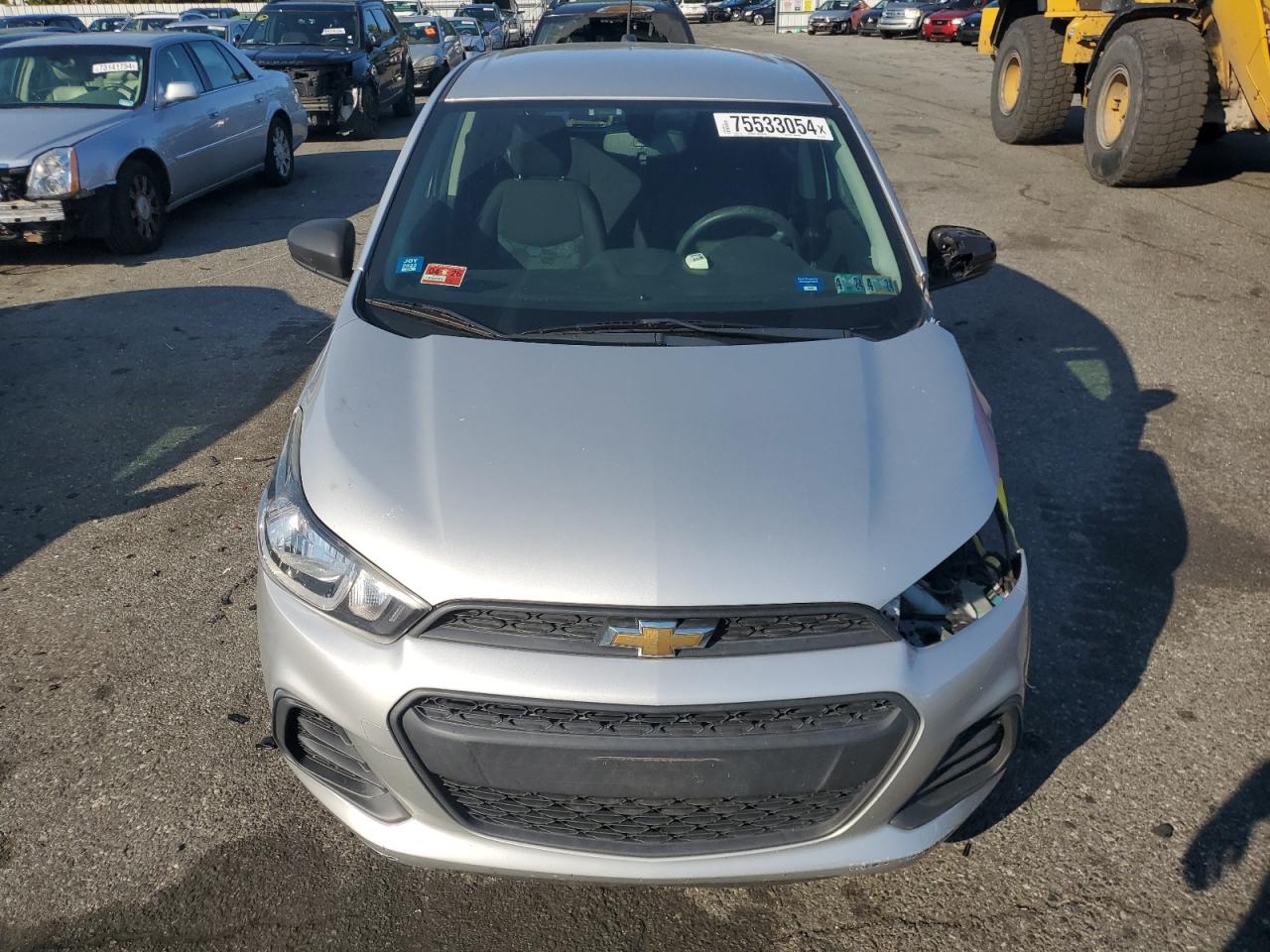 2016 Chevrolet Spark VIN KL8CB6SA0GC610062 Copart auction photo, front end damage thumbnail 5