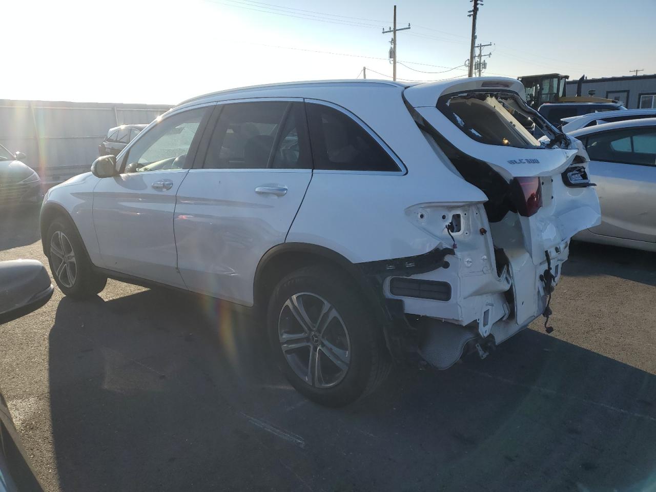2021 Mercedes-Benz GLC VIN W1N0G8EB2MV323004 Copart auction photo, rear end damage thumbnail 2