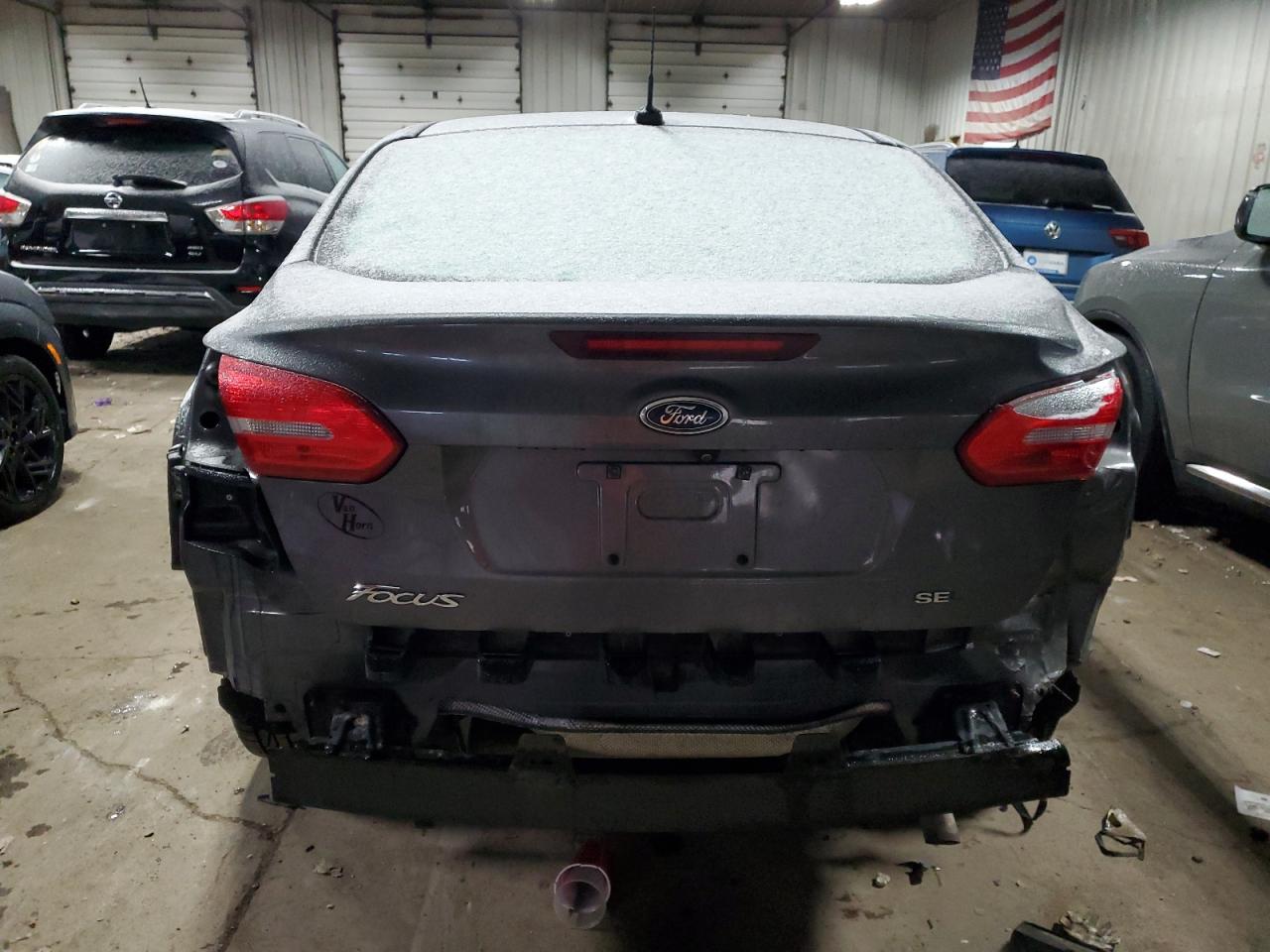 2018 Ford Focus VIN 1FADP3H28JL278994 Copart auction photo, rear end damage thumbnail 6