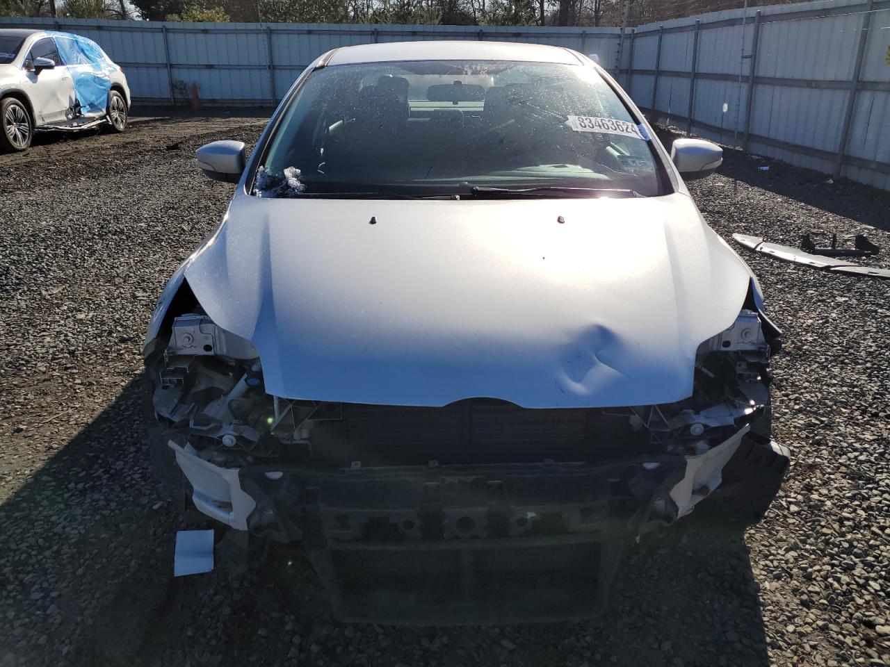 2014 Ford Focus VIN 1FADP3F29EL162857 Copart auction photo, front end damage thumbnail 5