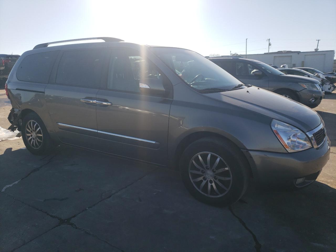 2012 KIA Sedona VIN KNDMH4C77C6442334 Copart auction photo, rear end damage thumbnail 4