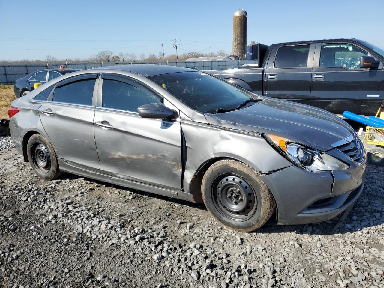 2013 Hyundai Sonata VIN 5NPEB4AC0DH514682 Copart auction photo, all over damage thumbnail 4