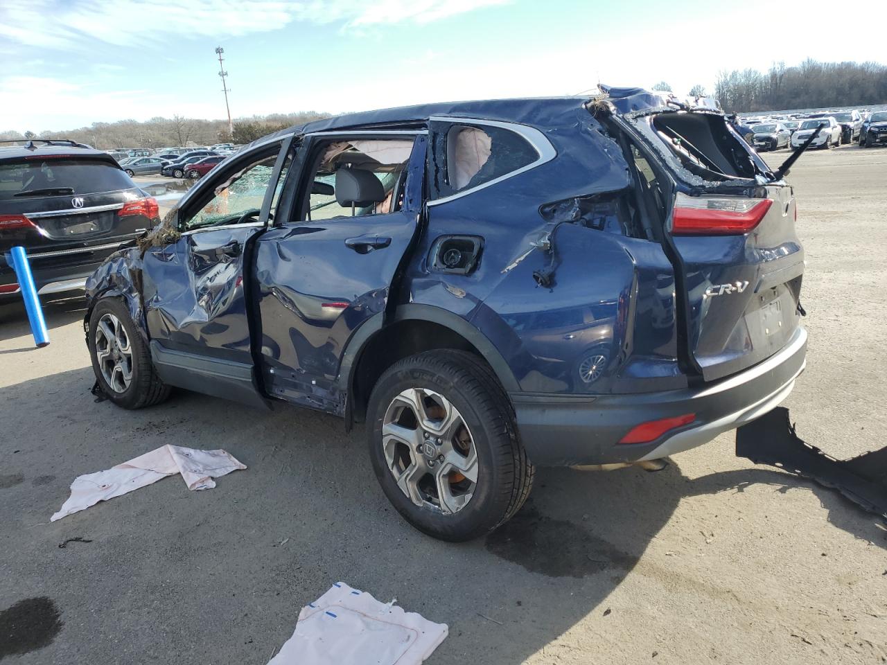 2017 Honda CR-V VIN 2HKRW2H83HH680471 Copart auction photo, all over damage thumbnail 2