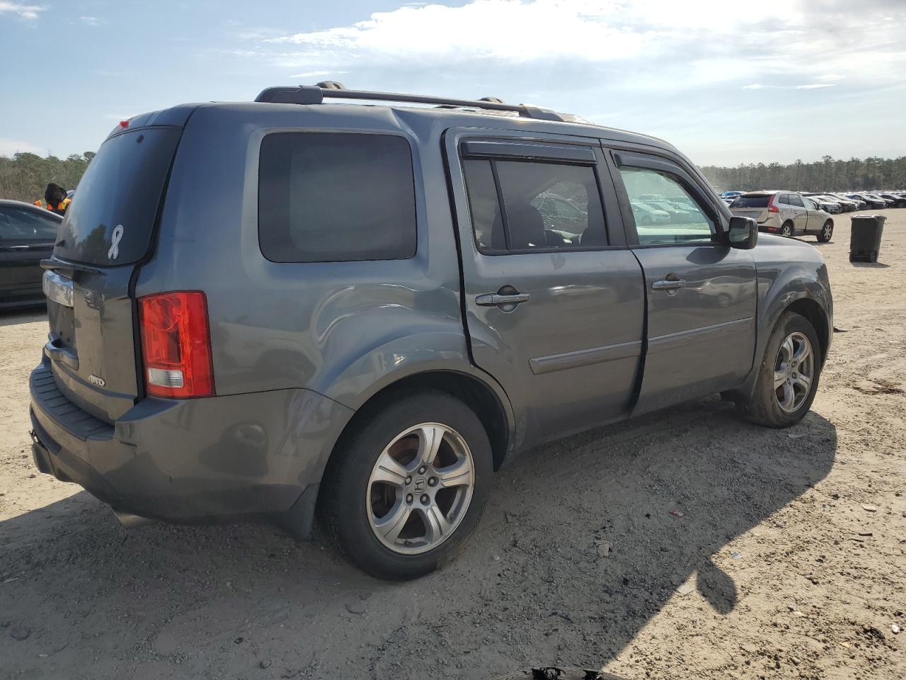 2013 Honda Pilot VIN 5FNYF4H68DB004970 Copart auction photo, all over damage thumbnail 3